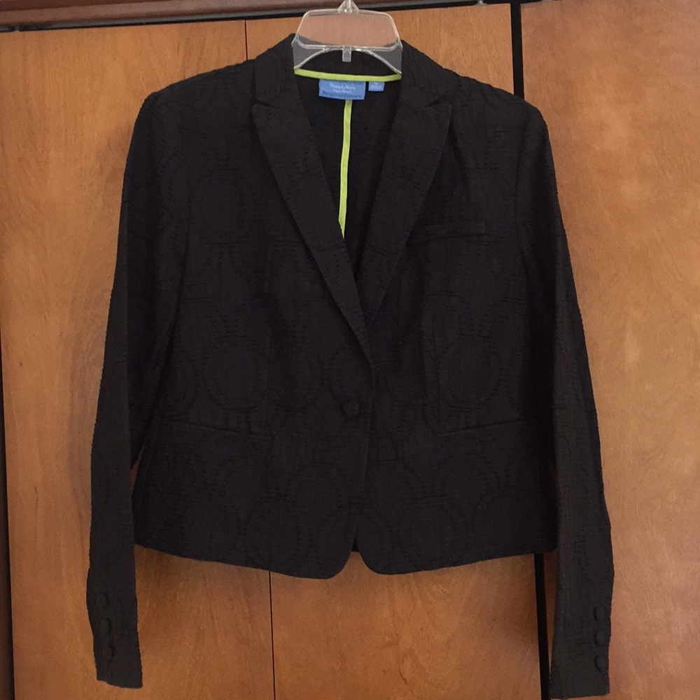 Simply Vera black detailed blazer